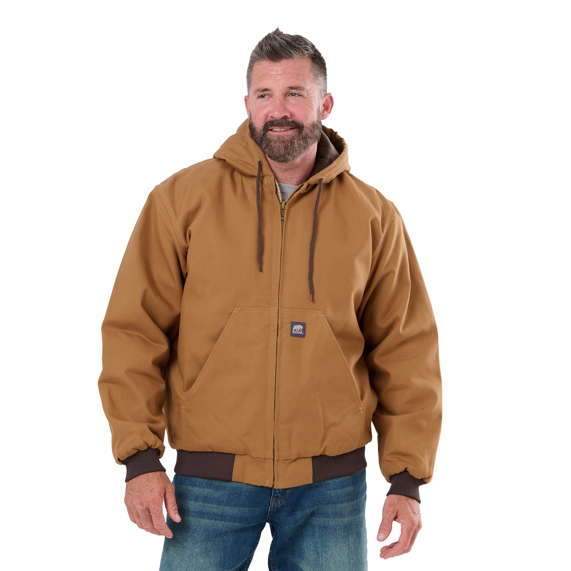 Berne Heritage Duck Hooded Active Work Jacket