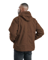 HJ57BB Vintage Washed Sherpa-Lined Hooded Jacket