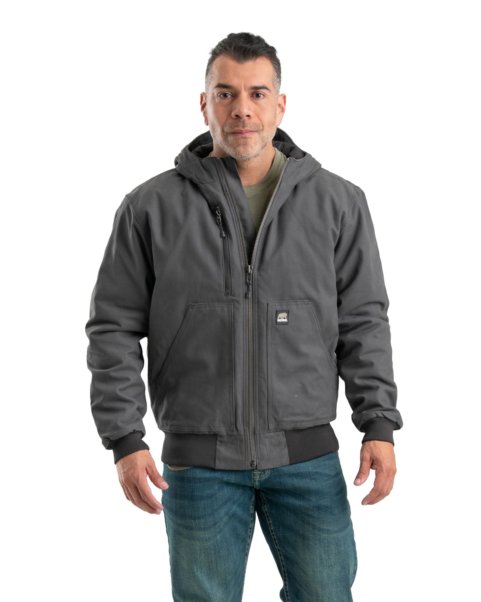 Insulated Duck Hooded Jacket - Mens