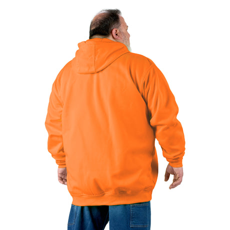 HVF101OR Hi Vis Thermal-Lined Hooded Sweatshirt