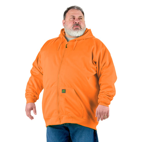 HVF101OR Hi Vis Thermal-Lined Hooded Sweatshirt