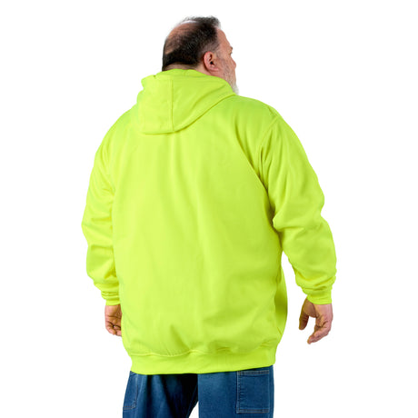 HVF101YW Hi Vis Thermal-Lined Hooded Sweatshirt