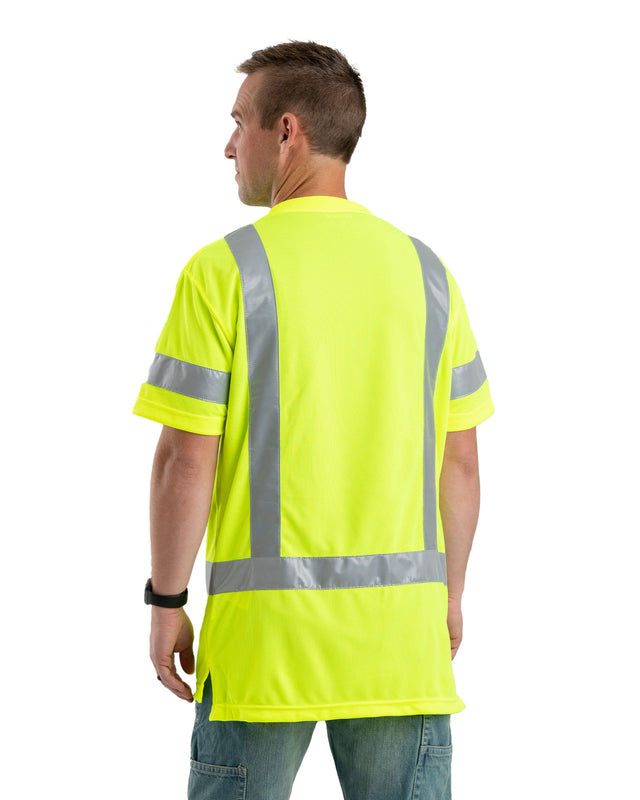 HVK020YW Hi Vis Class 3 Performance Short Sleeve T-Shirt