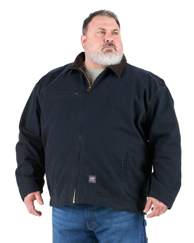 Men's Washed Gasoline Jacket | Corduroy Collar – Berne Apparel