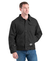 J386BK Vintage Washed Flannel-Lined Work Jacket