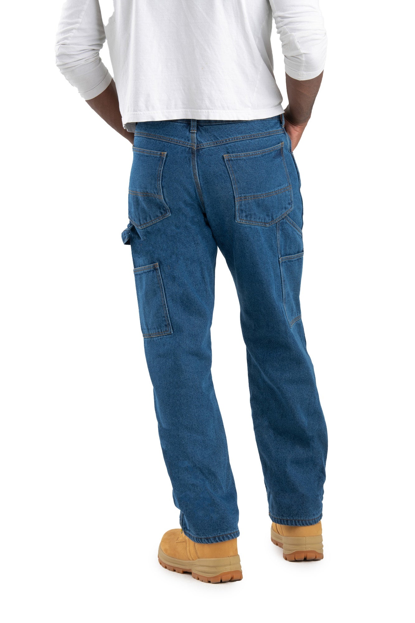 Men's Flannel Lined Washed Duck Dungaree Pant - Pants