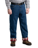 Heartland Flannel-Lined Denim Dungaree