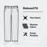 Flex Ripstop Relaxed Fit Cargo Work Pant