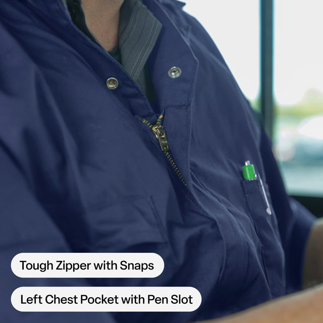 Heritage Short Sleeve Poplin Coverall