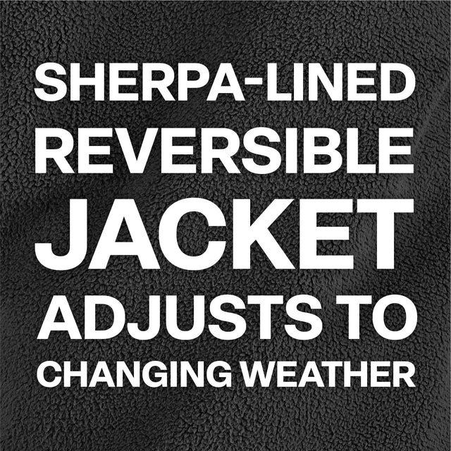 Youth Reversible Sherpa-Lined Hooded Jacket