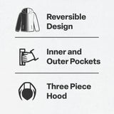 Youth Reversible Sherpa-Lined Hooded Jacket