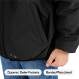 Youth Reversible Sherpa-Lined Hooded Jacket