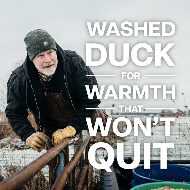Heartland Washed Duck Hooded Work Jacket