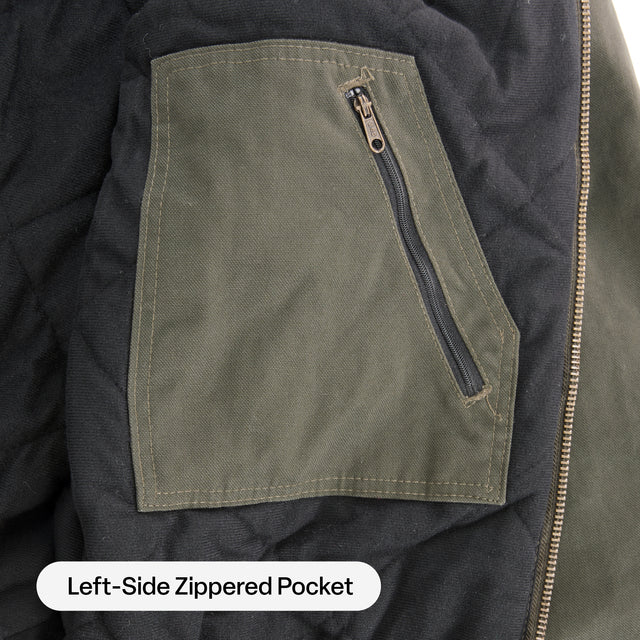 Heartland Washed Duck Hooded Work Jacket