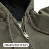 Heartland Washed Duck Hooded Work Jacket