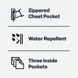 Quilted Gasoline Jacket feature detail