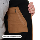 Quilted Gasoline Jacket feature detail