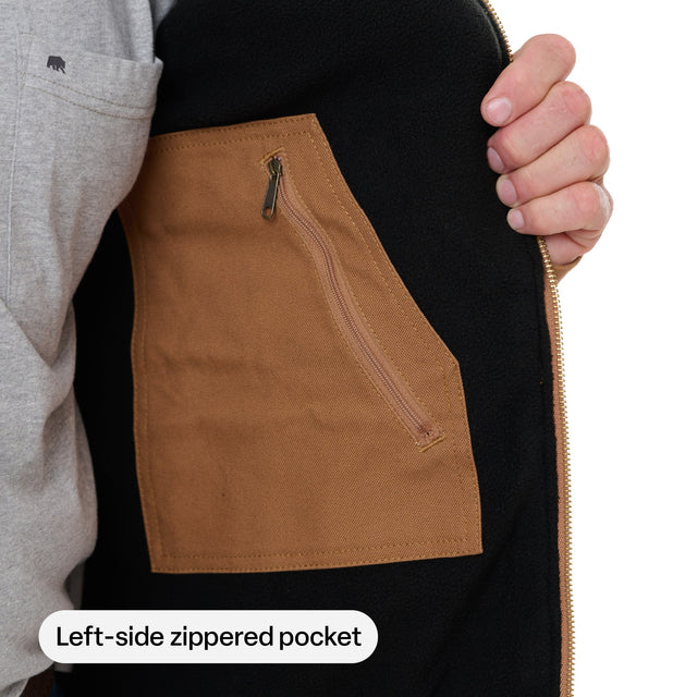 Quilted Gasoline Jacket feature detail
