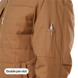 Quilted Gasoline Jacket feature detail
