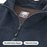 Heritage Thermal-Lined Quarter-Zip Sweatshirt