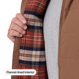 Channel Quilt Ripstop Flannel-Lined Vest feature detail