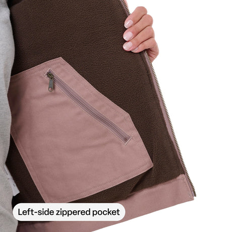 Women's Quilted Gasoline Jacket feature detail