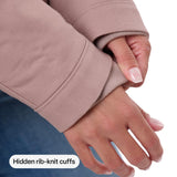 Women's Quilted Gasoline Jacket feature detail