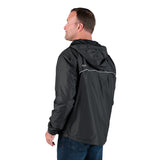 RJ25BK Coastline Lightweight Hooded Rain Jacket