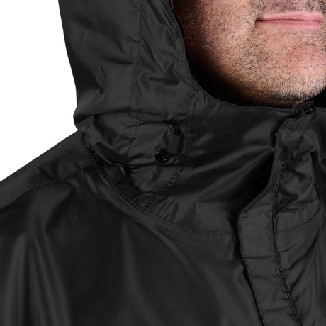 RJ25BK Coastline Lightweight Hooded Rain Jacket