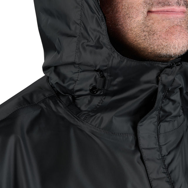 RJ25BK Coastline Lightweight Hooded Rain Jacket