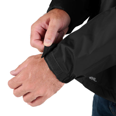 RJ25BK Coastline Lightweight Hooded Rain Jacket
