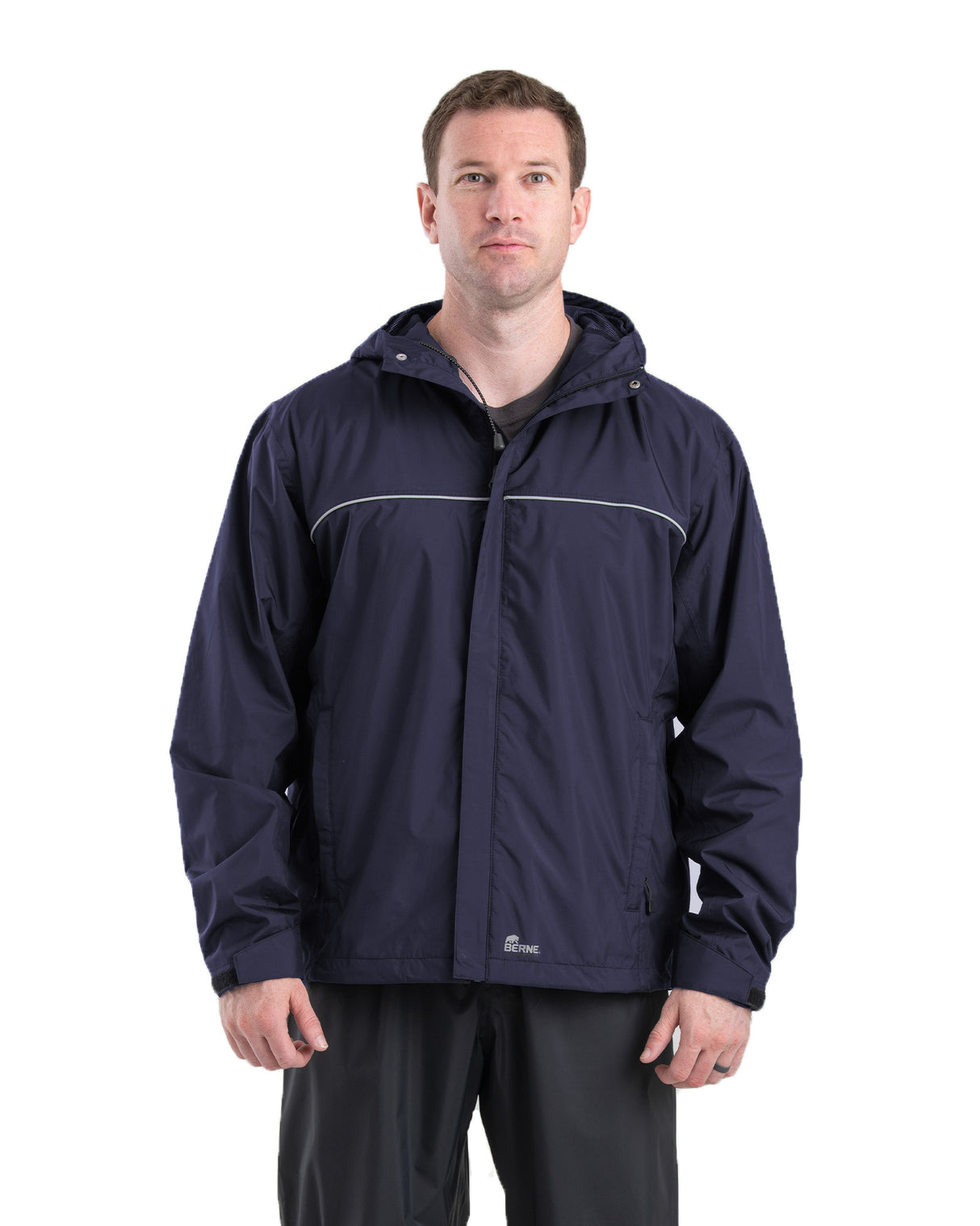 RJ25NV Coastline Lightweight Hooded Rain Jacket