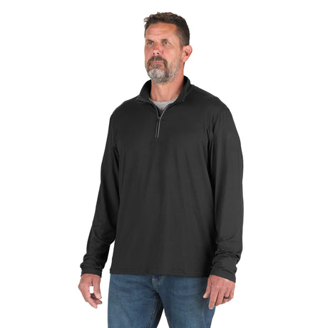 SH14BK Midweight UPF Quarter-Zip