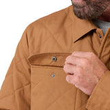 Quilted Water Repellent Shirt Jacket