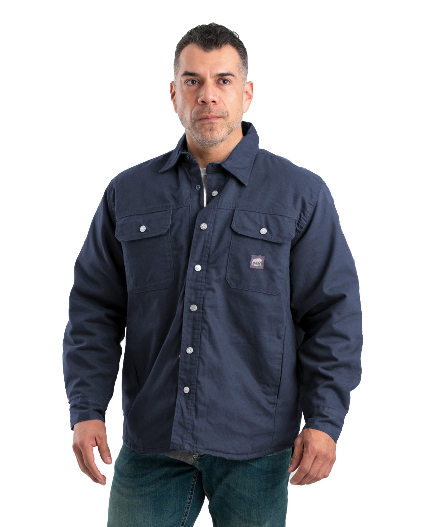 Men's Duck Shirt Jacket for Cold-Weather Work