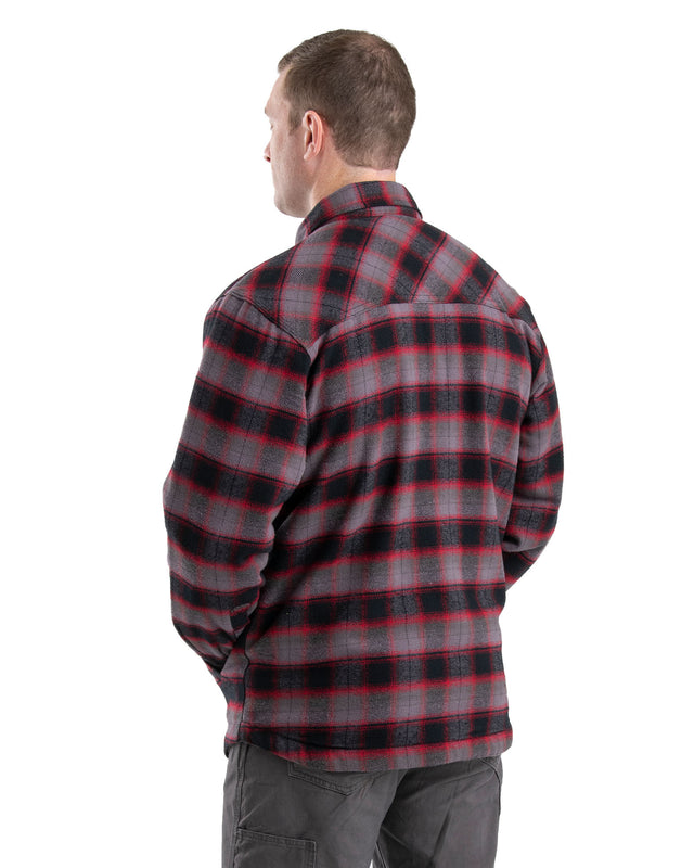 SH70PR Timber Sherpa-Lined Flannel Shirt Jacket