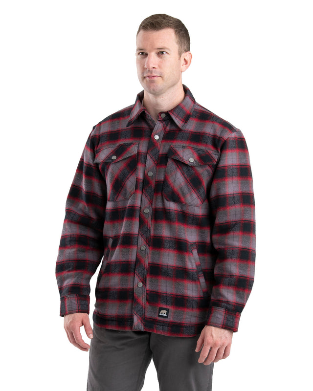 SH70PR Timber Sherpa-Lined Flannel Shirt Jacket