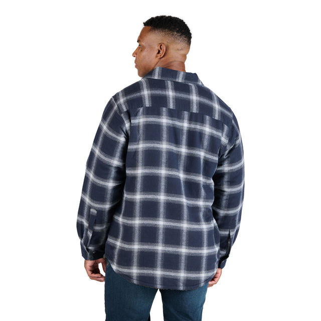 SH77PSN Heartland Sherpa-Lined Flannel Shirt Jacket