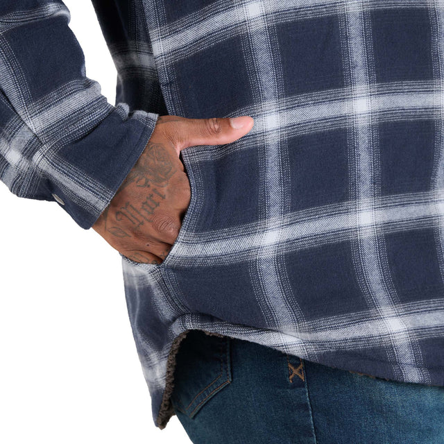 SH77PSN Heartland Sherpa-Lined Flannel Shirt Jacket