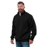 Heritage Grid Fleece-Lined Quarter-Zip Sweatshirt