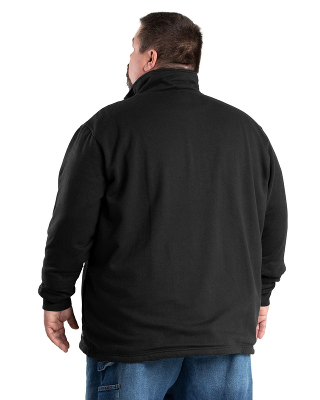 SP250BK Heritage Thermal-Lined Quarter-Zip Sweatshirt