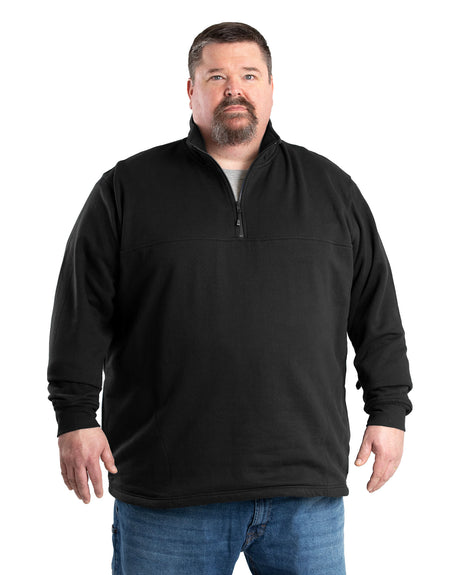 SP250BK Heritage Thermal-Lined Quarter-Zip Sweatshirt