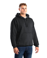 SP418BK Heritage Zippered Pocket Hooded Pullover Sweatshirt