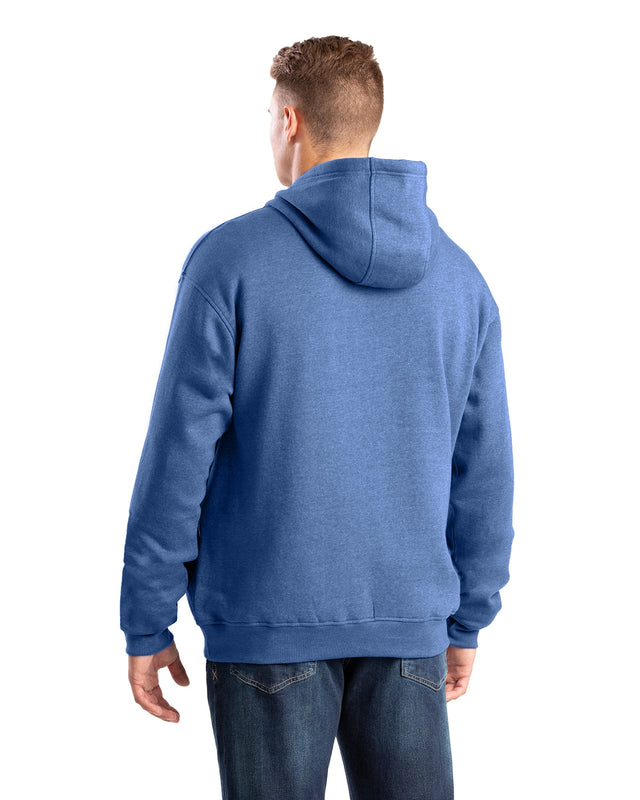 SP418DNV Heritage Zippered Pocket Hooded Pullover Sweatshirt