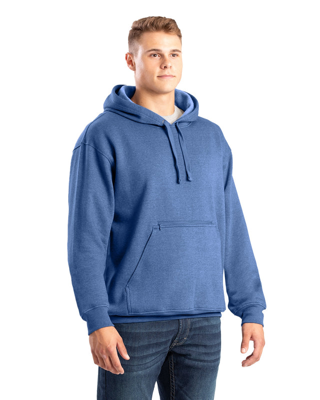 SP418DNV Heritage Zippered Pocket Hooded Pullover Sweatshirt