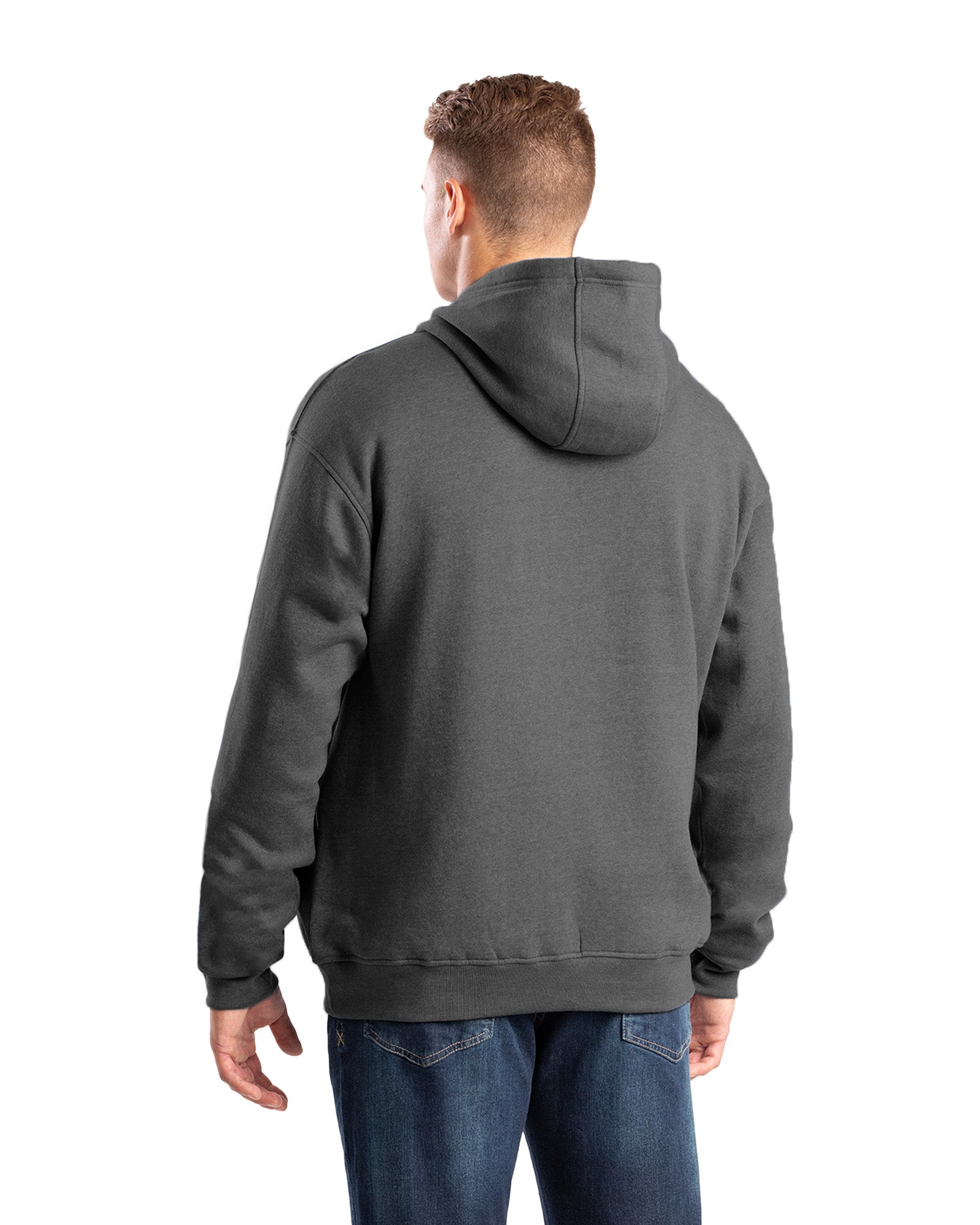 Men's Zippered Pocket Hooded Pullover Sweatshirt – Berne Apparel Men's Zippered Pocket Hooded Pullover Sweatshirt – Berne Apparel