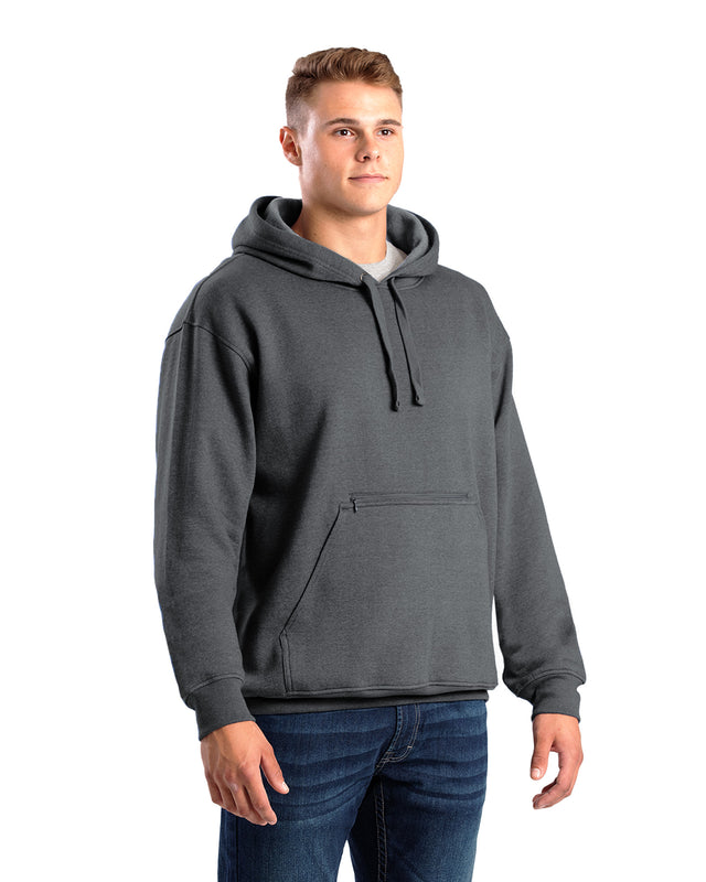 SP418GPH Heritage Zippered Pocket Hooded Pullover Sweatshirt