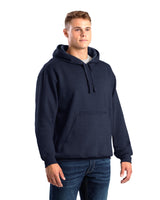 SP418NV Heritage Zippered Pocket Hooded Pullover Sweatshirt