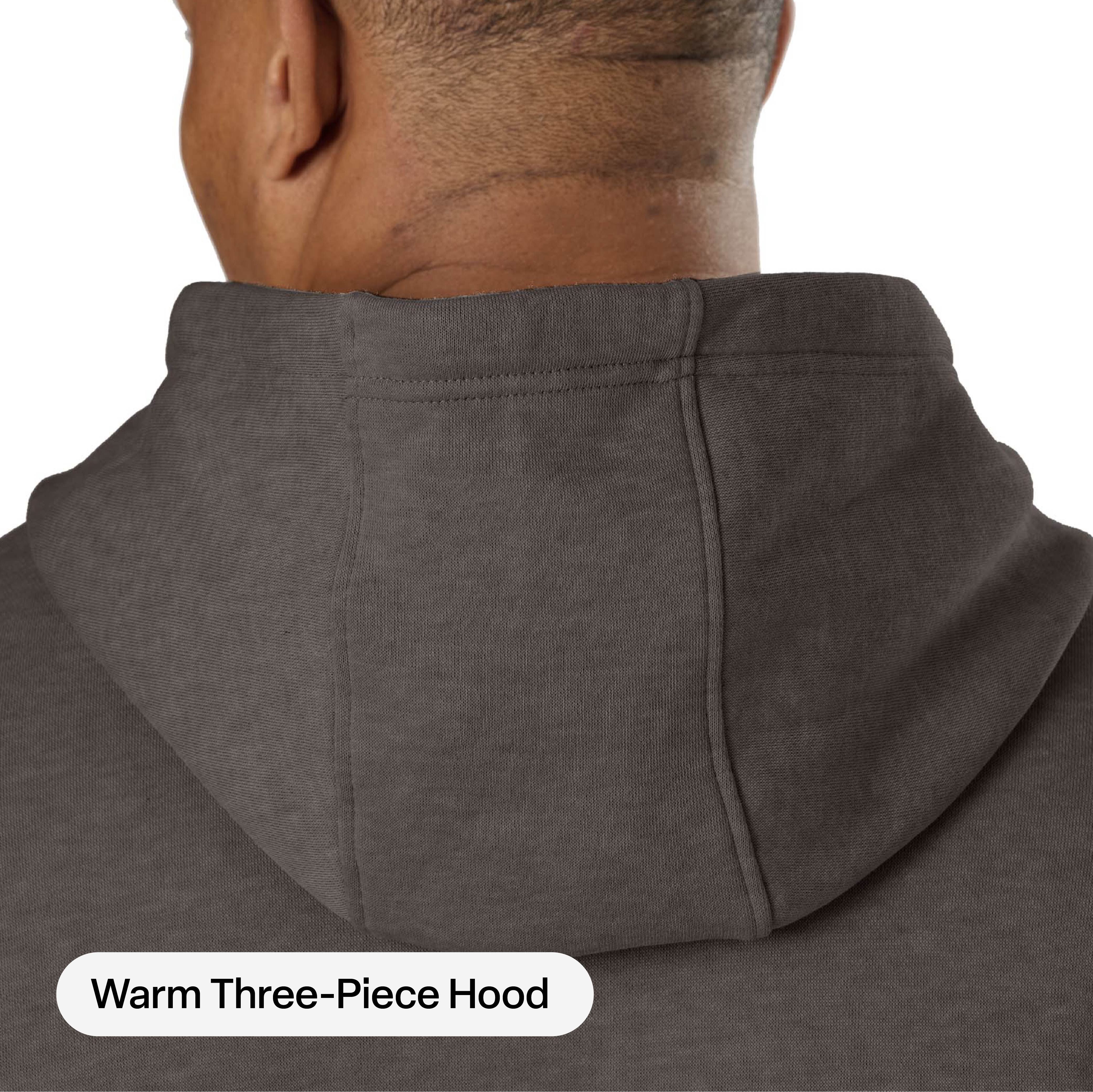 Men's Zippered Pocket Hooded Pullover Sweatshirt – Berne Apparel