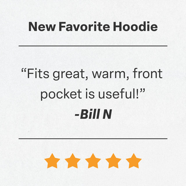 Men's Zippered Pocket Hooded Pullover Sweatshirt